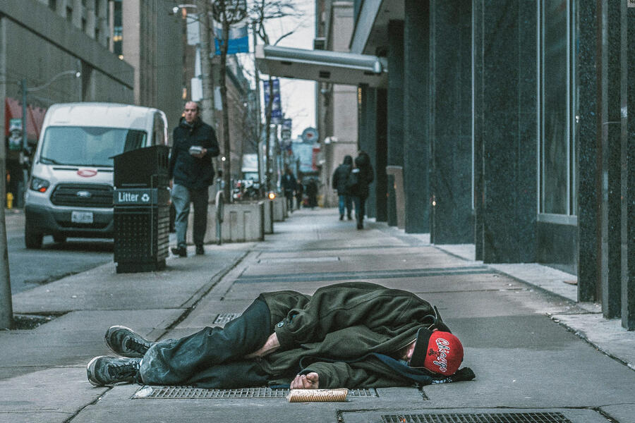 Person experiencing homelessness