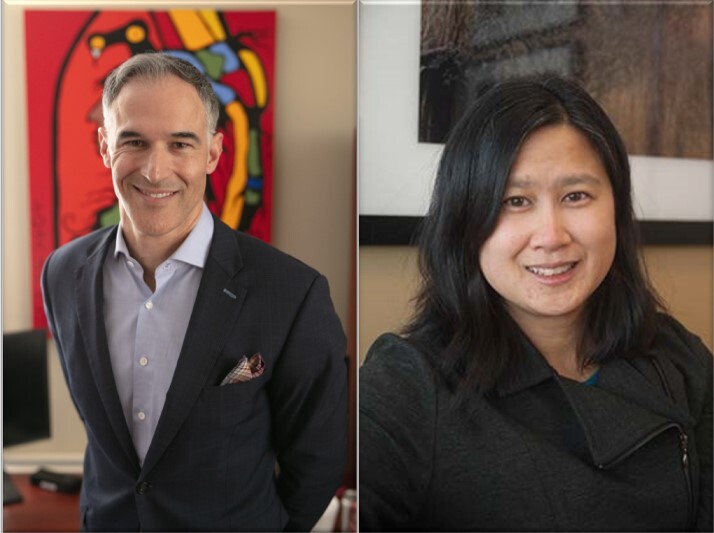 Portraits of Dr. Bruce Perkins and Dr. Susanna Mak