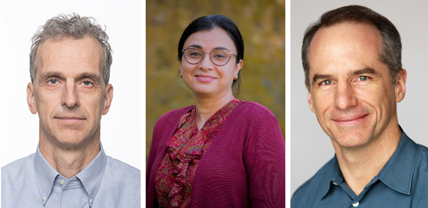 Headshots of Drs. Don Redelmeier, Umberin Najeeb and Edward Etchells