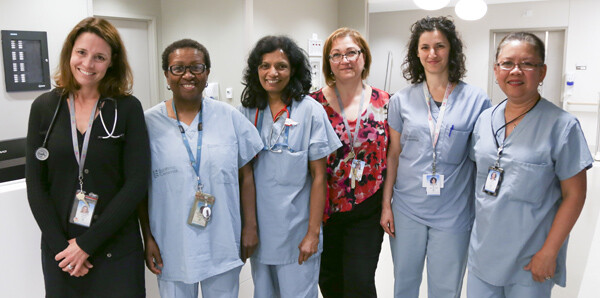 AACU team at Women's College Hospital